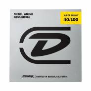 0 Dunlop - DBSBN40100 Super Bright Nickel Wound, Light Set/4