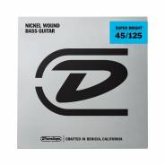 0 Dunlop - DBSBN45125 Super Bright Nickel Wound, Medium Set/5