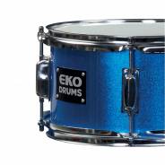 0 Eko Drums - ED-100 Drum kit Metallic Blue - 3 pezzi