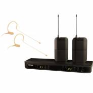 0 Shure - BLX188E-MX53 Sistema wireless BLX88E, 2x BLX1, 2x MX153T-O-TQG. (M17)