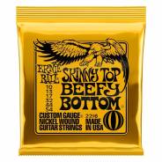 0 Ernie Ball - 2216 Nickel Wound Skinny Top Beefy Bottom Slinky 10-54