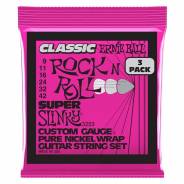 0 Ernie Ball 3253 Super Slinky Clas RnR 3 Pk 9 42