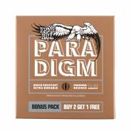 0 Ernie Ball - 3318 Paradigm Light Phosphor Bronze 11-52 Gauge 3 Pack