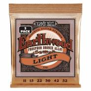 0 Ernie Ball 3548 Earthwood Light Phos 3 Pk 11 52