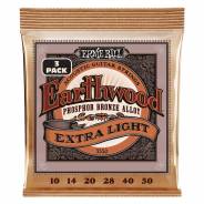 0 Ernie Ball 3550 Erthwd Extra Light Phos 10 50