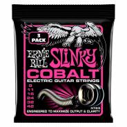 0 Ernie Ball 3723 Super Slinky Cobalt 3 Pk 9 42