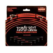 0 Ernie Ball 6404 Flat Ribbon Patch Cables Red Multi-pack