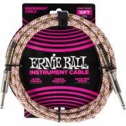 Ernie Ball 6426 Braided Cable Emerald Argyle 3m