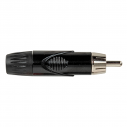 DAP RCA Connector Male Black Housing