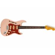 0 Fender American Professional II Stratocaster Thinline, Rosewood Fingerboard, Transparent Shell Pink
