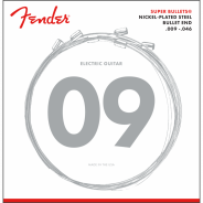 0 FENDER Super Bullet Strings Nickel Plated Steel Bullet End 3250LR Gauges .009-.046 (6)