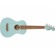 0 Fender Avalon Tenor Ukulele, Walnut Fingerboard, Daphne Blue