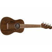 0 Fender Zuma Exotic Concert Ukulele, Walnut Fingerboard, Bocote