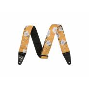 0 Fender Floral Strap, Marigold, 2