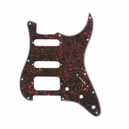 0 FENDER Pickguard Stratocaster H/S/S 11-Hole Mount Tortoise Shell 4-Ply