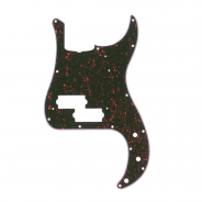 0 FENDER Pickguard Precision Bass (with Truss Rod Notch) 13-Hole Vintage Mount Tortoise Shell 4-Ply