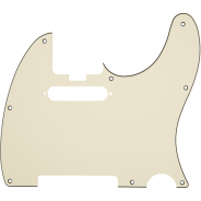 0 FENDER Elite Tele Pickguard Parchment 3-Ply