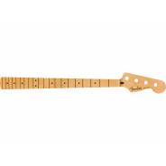 0 Fender Player Series Jazz Bass Neck, 22 Medium Jumbo Frets, Maple, 9.5", Modern "C"