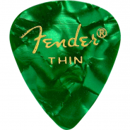 Fender Plettri Forma 351 Thin Green Moto (12 Pezzi)