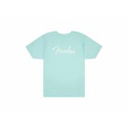 Fender Spaghetti Logo T-Shirt, Daphne Blue, S