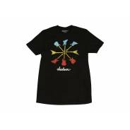 Jackson Jackson Guitar Shapes T-Shirt Black