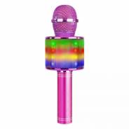 0 Max km15p karaoke micro bt/mp3 led pink