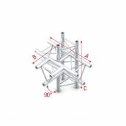 MILOS Pro-30 Traliccio Triangolare T-Cross 5 Vie 50 cm