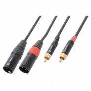 0 Power Dynamics Connex cx66-1 cable 2xxlr m-2xrca m 1.5m