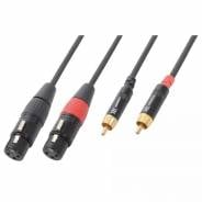 0 Power Dynamics Connex cx68-1 cable 2xxlr f-2xrca m 1.5m