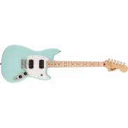 Squier Squier Sonic Mustang HH, Maple Fingerboard, White Pickguard, Sonic Blue