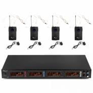 10 Power Dynamics pd504b wirel.micro uhf 4 x 50ch 4 b