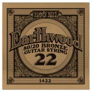 ERNIE BALL 1422 - Singola per Acustica Earthwood 80/20 Bronze (022)