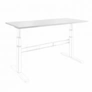 0 celexon Table150 Table top 150 x 75cm for Adjust desk, white