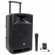 0 BoomTone DJ TRAVELSOUND12-VHF Sistema PA Portatile 600W Bluetooth SD USB