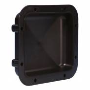 Adam Hall Hardware 34030 - Vaschetta di plastica nera per il Montaggio negli Intagli per la Maniglia