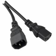 0 Contest IECMF1 Male/female IEC power cord - 1m 