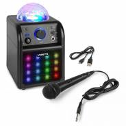 3 Vonyx sbs50b-plus karaoke sp mic led bt