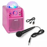 Vonyx sbs50p bt karaoke sp mic led pink