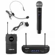 3 Vonyx wm82c micro uhf digital 2ch bp+hh