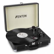 4 Fenton rp115c record player, briefc. cgrey