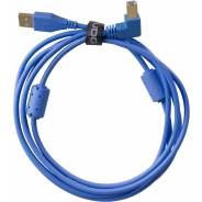 0 Udg U95004LB - ULTIMATE CAVO USB 2.0 A-B BLUE ANGLED 1M Cavo usb