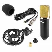 6 Vonyx cm400b studio cond. microphone blac