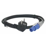 0 Showtec - Powercable Pro Power connector to Schuko - 6 m, 3x 1,5 mm2