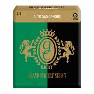 0 RICO - Ance per Sax Alto Selezione Grand Concert, Misura 3.5, Confezione 10 pz