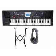 ROLAND BK3 BK Backing Keyboard 61 Tasti Nera / Cuffie Monitor Professionali / Supporto