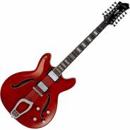 Chitarra 12 Corde Hagstrom Viking Deluxe 12 Wild Cherry Transparent