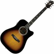 Chitarra Acustica Elettrificata Hagstrom Siljan II Dreadnought CE Tobacco Sunburst