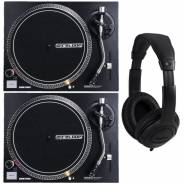 Reloop RP 1000 MK2 MKII Coppia di Giradischi per DJ con Cuffie