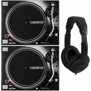 Reloop RP 7000 MKII MK2 Coppia Giradischi per DJ con Cuffie