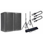 DB TECHNOLOGIES Coppia OPERA 12 Speaker Attivo 1200W / Stativi / Cavi XLR 10mt